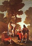 Francisco de Goya The Maja and the Masked Men Sweden oil painting reproduction